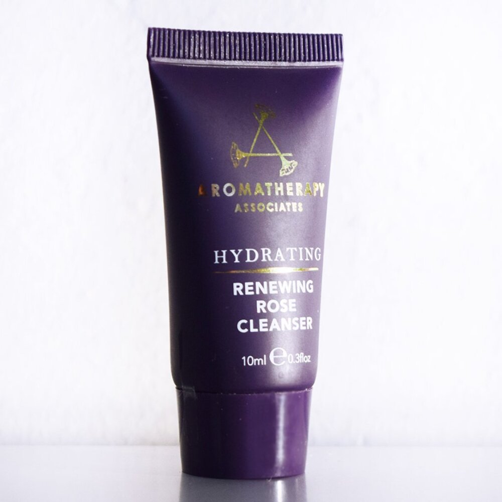 4/$20 Aromatherapy associates hydrating renewing rose cleanser 0.3 fl oz.
